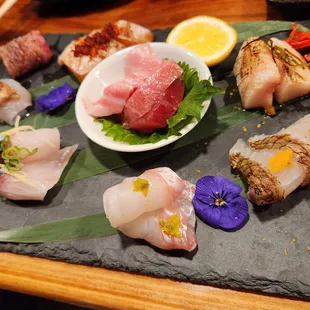 food, sushi and sashimi, sushi, sashimi