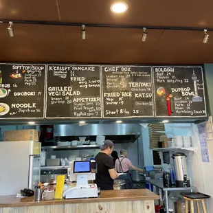 Menu board