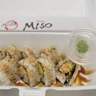 One of my favorite. Dragon Roll made the way I like it.