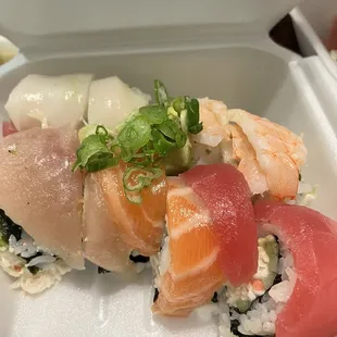 7. Rainbow Roll