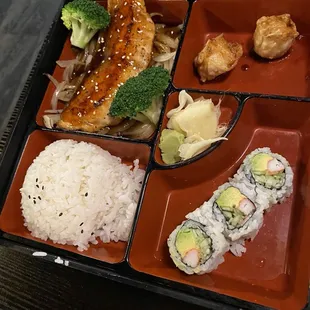 Bento Salmon Teriyaki Box