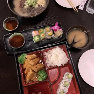 Sweet Girl Roll Tofu Teriyaki Traditional Ramen Noodles