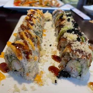 Just a different view of the tasty rolls.