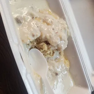 a container of ice cream