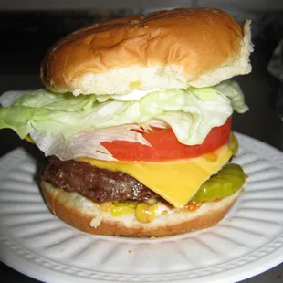 a cheeseburger