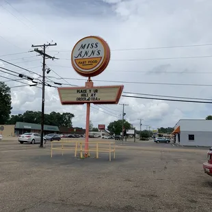 Look for this trademark sign out front