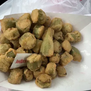 One order of fried okra = soooo yummy!!!
