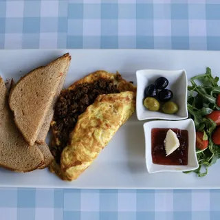 Beef omelette