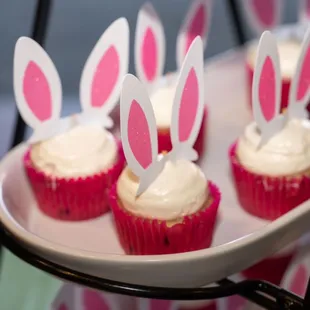 bunny cupcakes