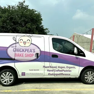 Miss Chickpea&apos;s Bake Shop super mobile!