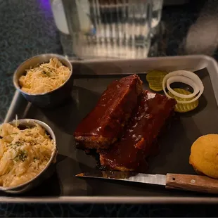 bbq ribs, ribs, food