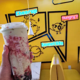 Strawberry Matcha Smash