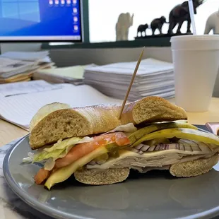 Bagel sandwich was so good!