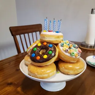 I mean, c&apos;mon, that&apos;s a crafty &quot;cake&quot; for under $20 ;) thanks Miss Donuts!