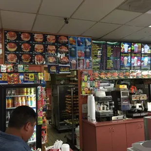 Organized menu.