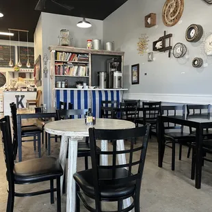 Miss K's Deli inside seating