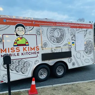 Food truck was set up at Big Ugly on Dec 11, 2021.