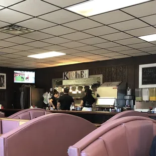 Seating view of the kitchen