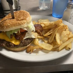 Burger &amp; fries