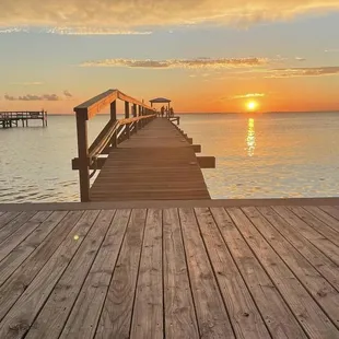 The sunset offers the best view!!