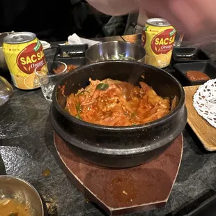Kimchi soup