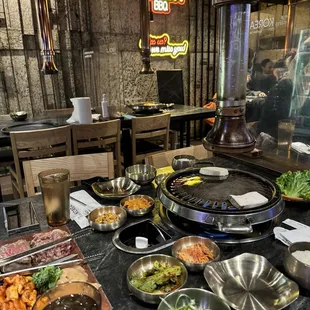 interior, salads