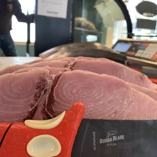 Fresh swordfish cut your way!