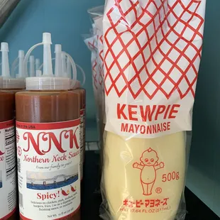 Locally crafted NNK sauce and Japanese Mayo for your sushi needs!