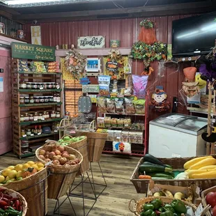 a variety of fruits and vegetables