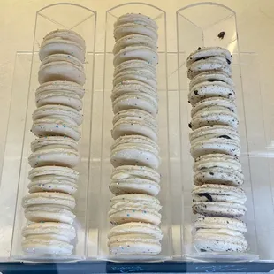 Macarons - birthday cake and cookies and cream