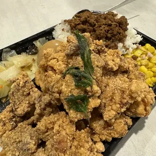 Popcorn Chicken Bento