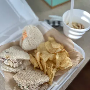 Homemade Soup Tea Room Sandwich Sampler