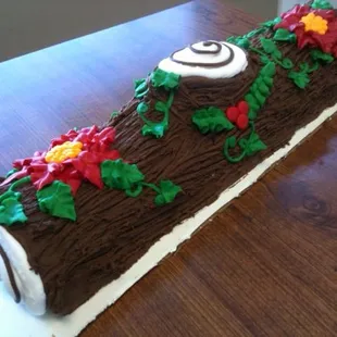 Let our chocolate yule logs sweeten up your holiday season!