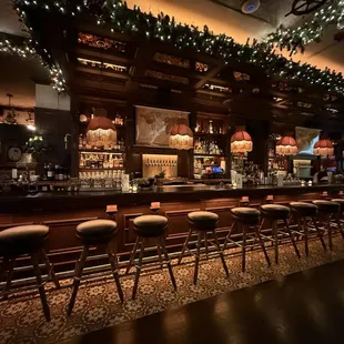 Bar area.