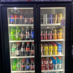 Thirsty? Great selection of drinks to choose from