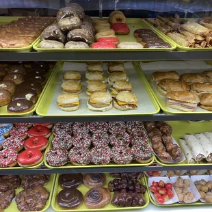 Delicious selection, your all classic donuts. Arrive early and eat them warm. Mouth watering