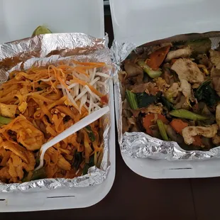Pad Thai &amp; Pad See Ew