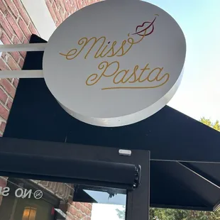 Miss Pasta Sign