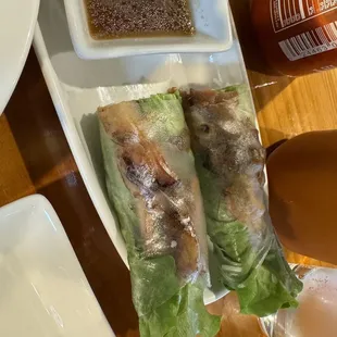 Grilled Pork Fresh Summer Rolls