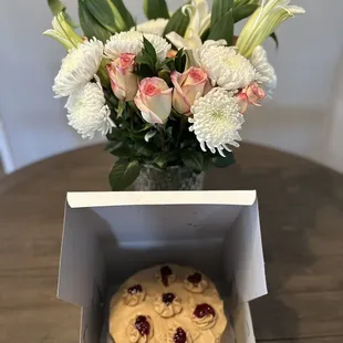 Peanut butter and jelly cake !!