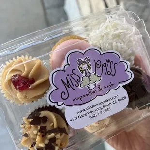 6 pack of Bittles Mini s Cupcakes