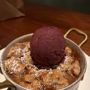 Peach cobbler