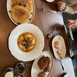 Brunch spread
