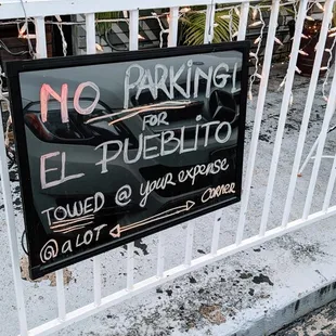 Parking Sign