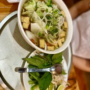 Vegetarian Pho Soup Bowl