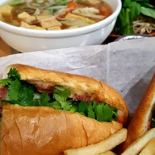 BBQ Pork Banh Mi Sandwich