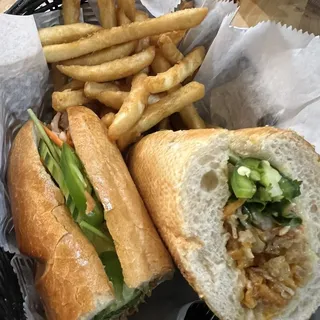 Vegetarian Banh Mi Sandwich