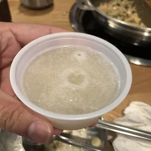 Sweet Rice Cold Porridge