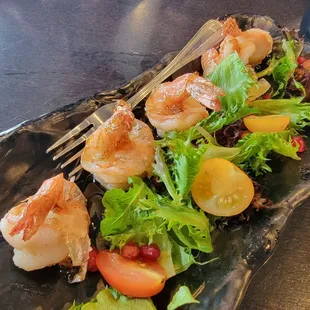 Glazed honey crispy shrimp