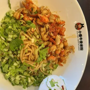 Crawfish noodles